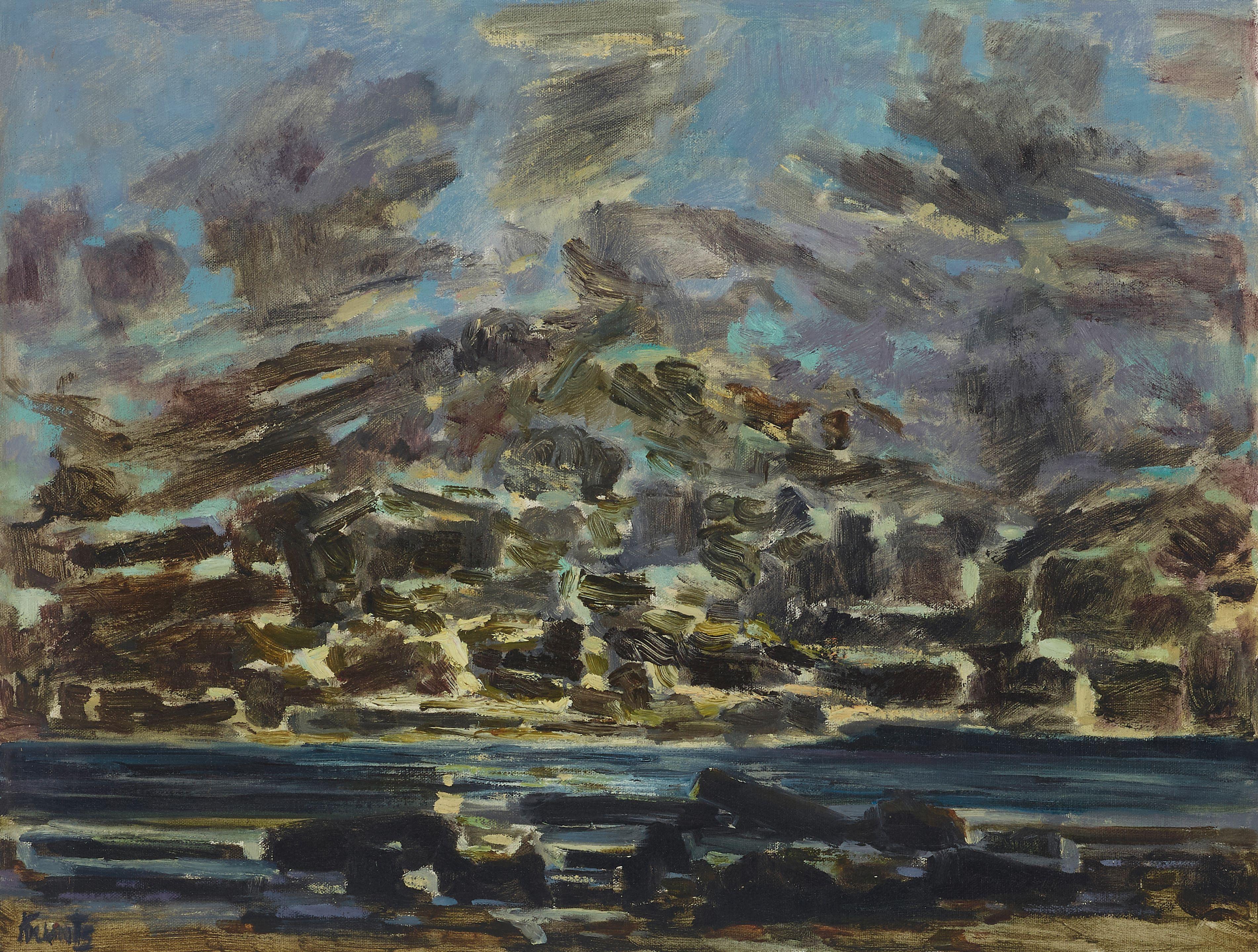 Roger Edward Kuntz - Coastal Scene