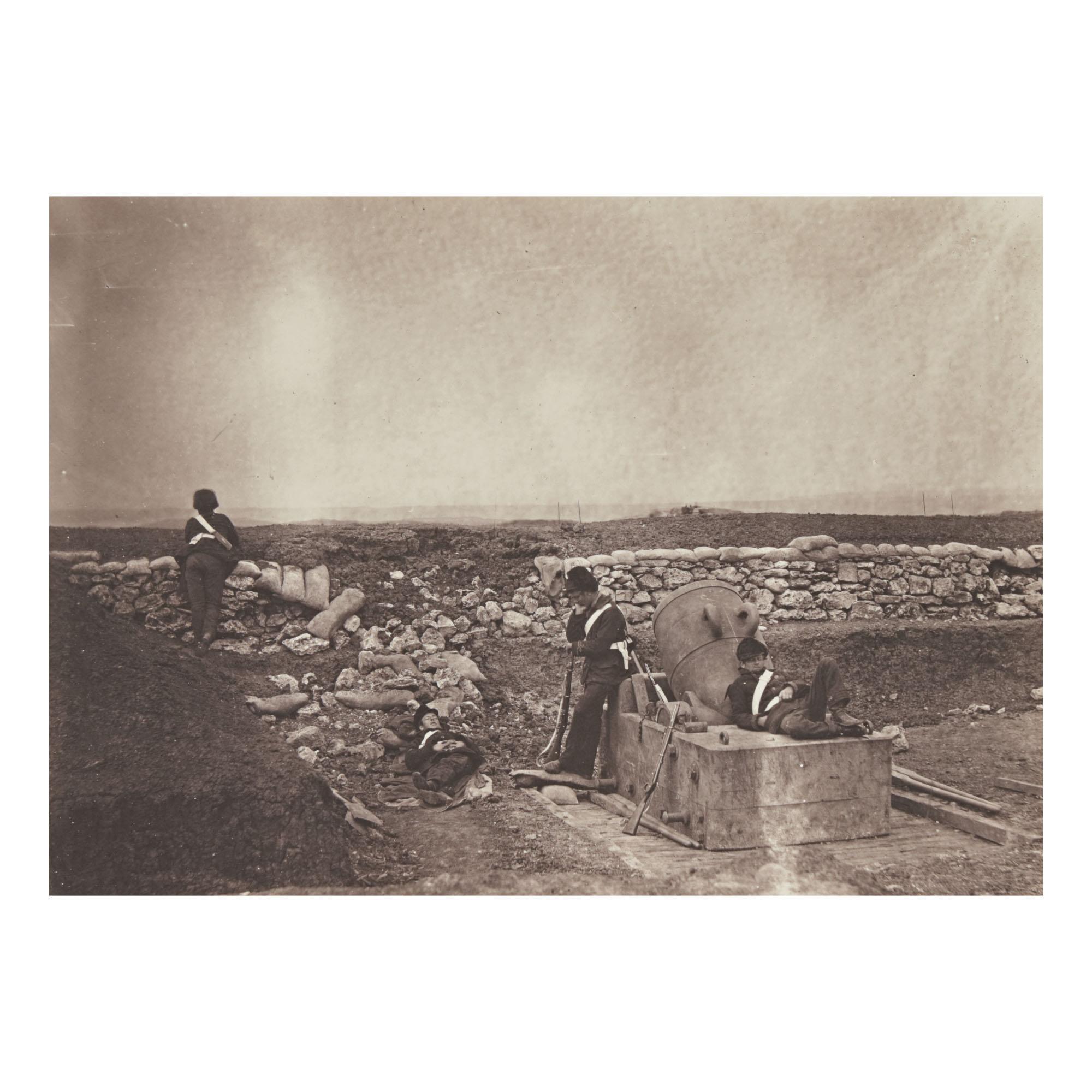 Roger Fenton - A Quiet Day In The Mortar Battery