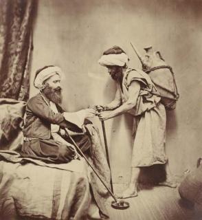 Roger Fenton - Orientalist study, water carrier