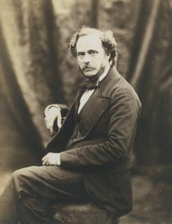 Roger Fenton - Portrait D\'Un Homme, 1850Salt Paper Print. Mounted And Framed.