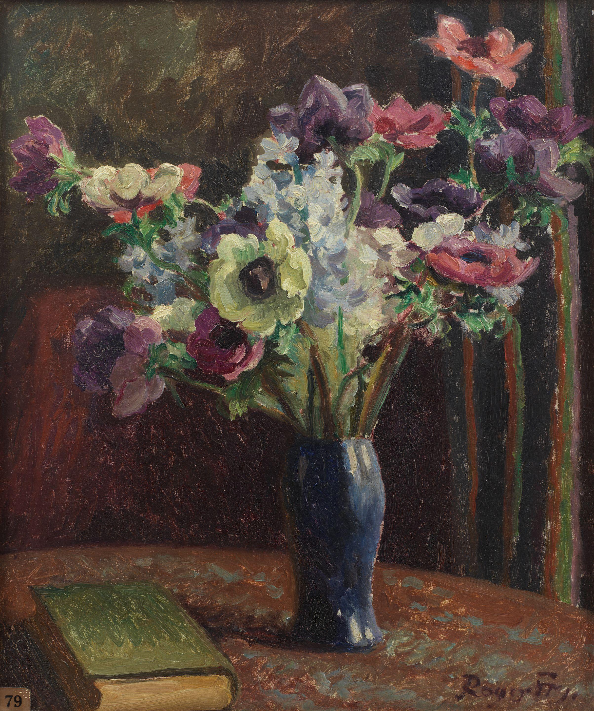 Roger Fry - Hyacinths and Anemones