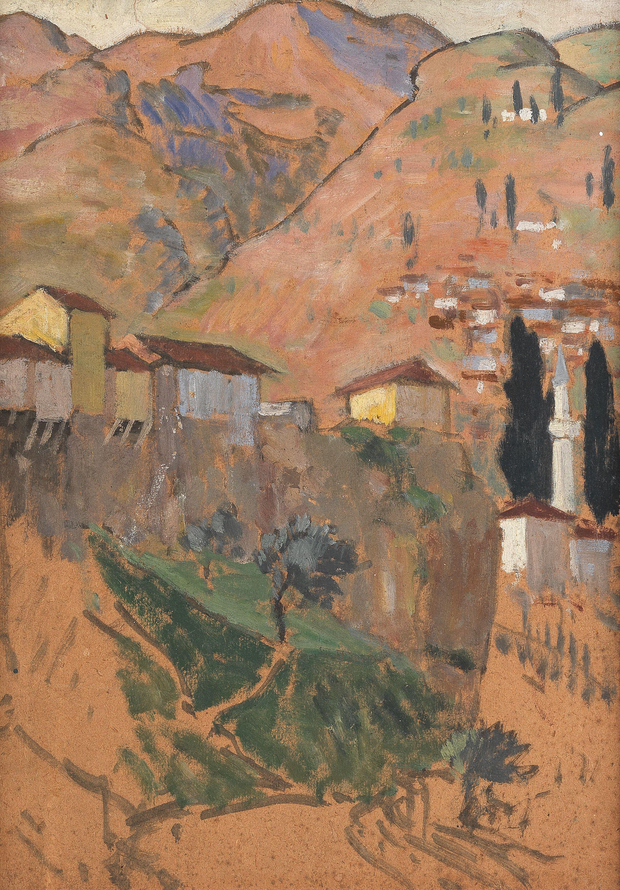 Roger Fry - Ravine with Houses, Broussa