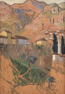 Roger Fry - Ravine with Houses, Broussa