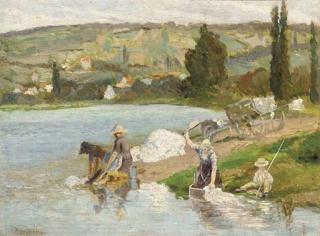 Roger Godchaux - Les laveuses