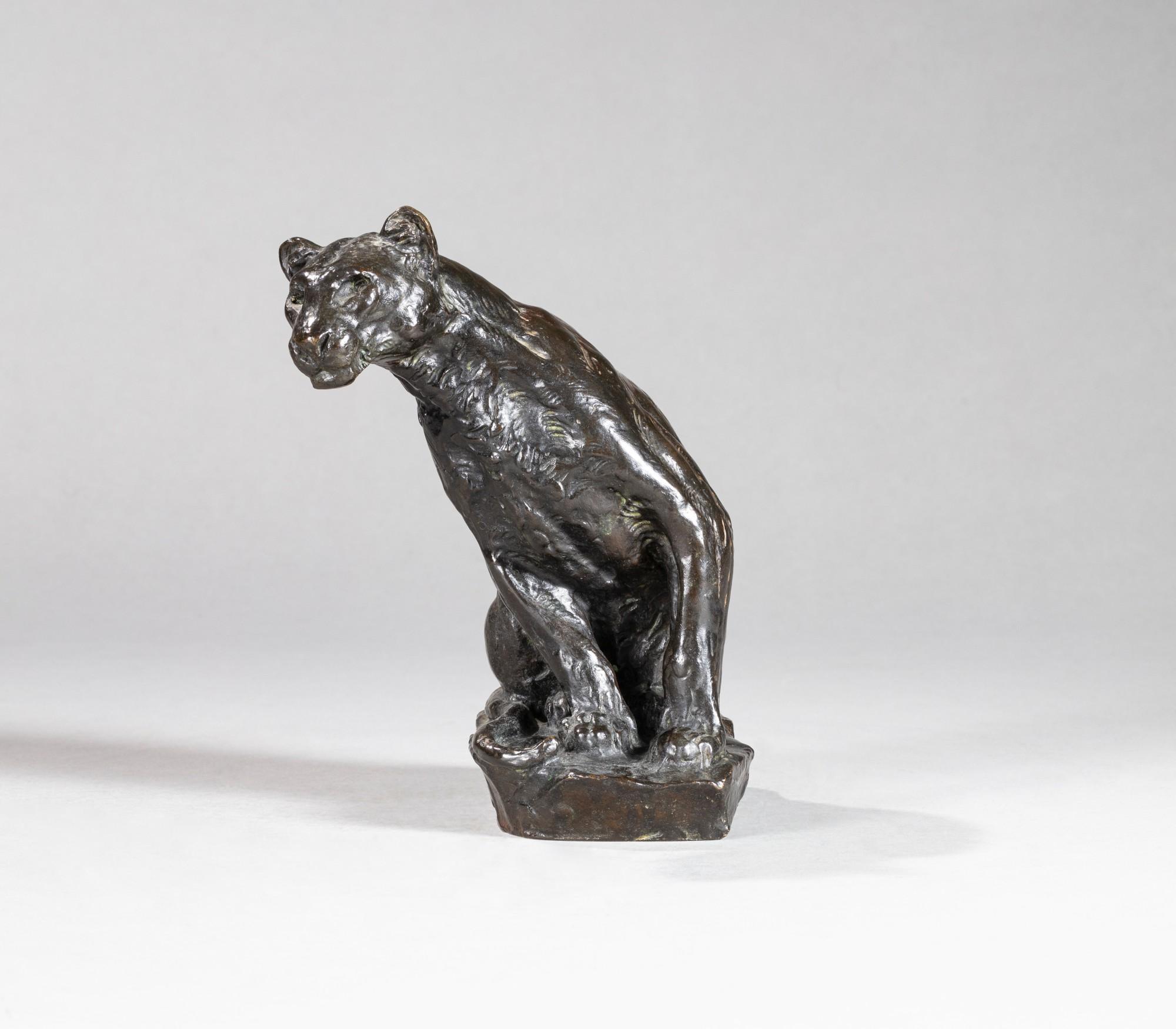 Roger Godchaux - Lionne tête penchée