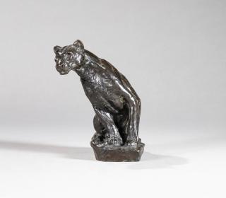 Roger Godchaux - Lionne tête penchée