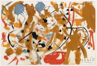 Roger Hilton - Abstract composition
