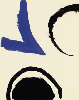 Roger Hilton - Blue Black