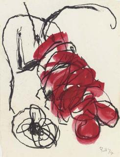 Roger Hilton - Cat with Red Cardigan