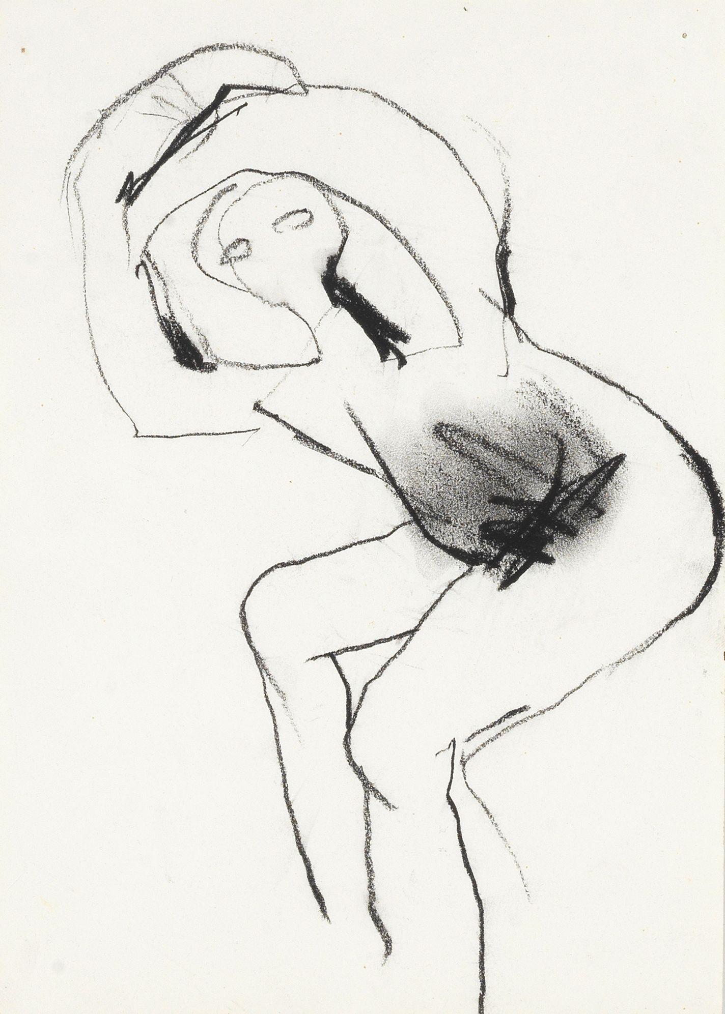 Roger Hilton - Dancing Nude