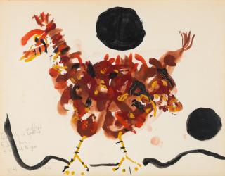 Roger Hilton - Mad Rooster