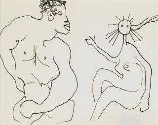 Roger Hilton - Man and Woman