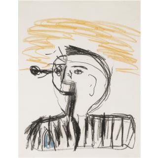 Roger Hilton - Self-Portrait