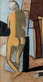 Roger Hilton - Standing Nude