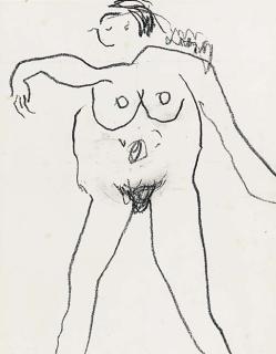 Roger Hilton - Standing Nude