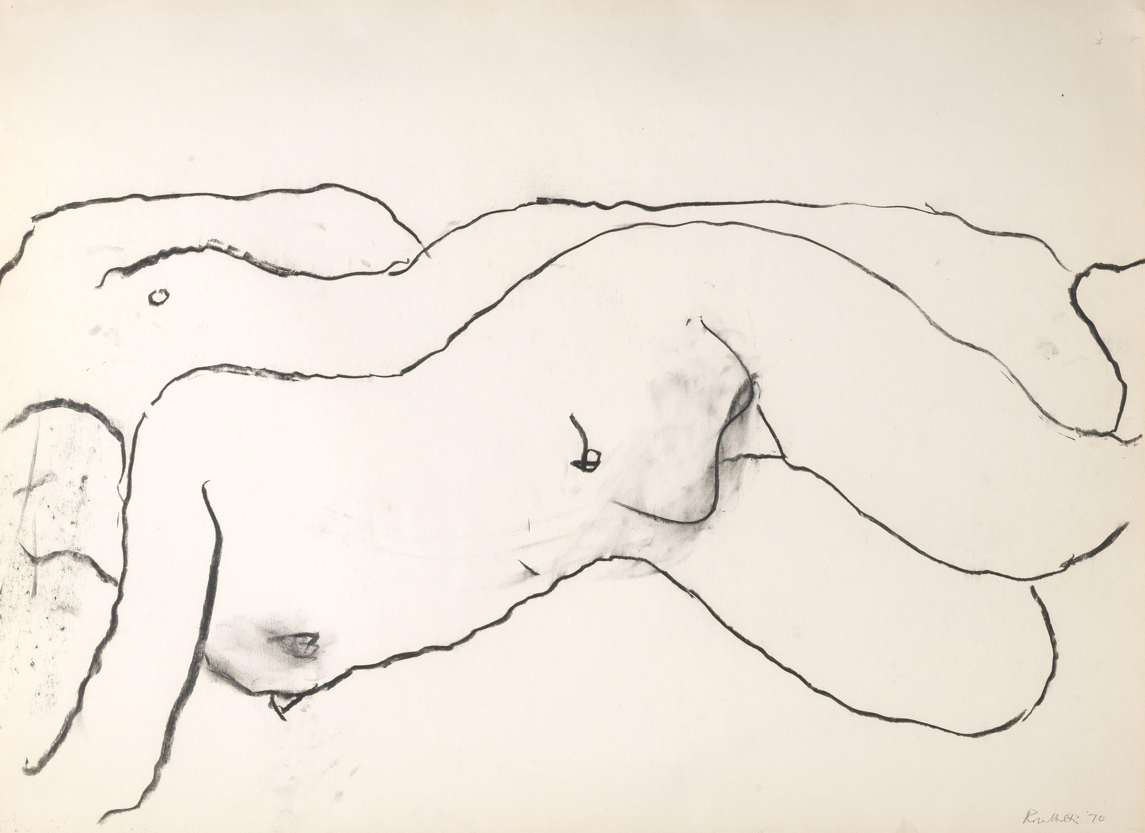 Roger Hilton - Two Nudes