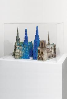 Roger Hiorns - Copper Sulphate Chartres & Copper Sulphate Notre-Dame