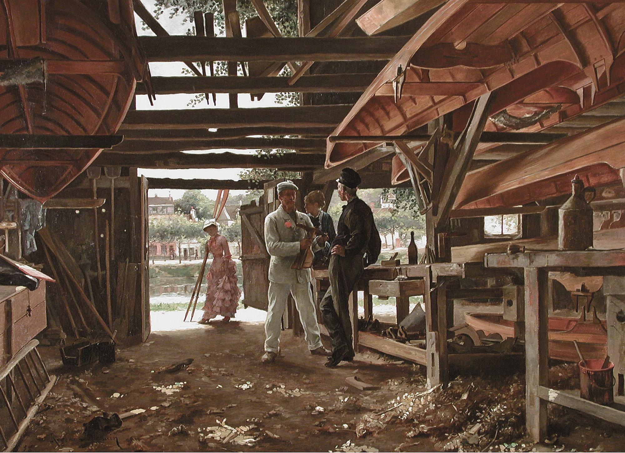 Roger Jourdain - French le Hangar À Bateaux