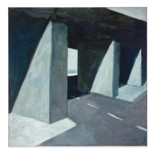 Roger Kuntz - Concrete Diagonal (aka Concrete Diagonals) from the Freeway Series, 1962