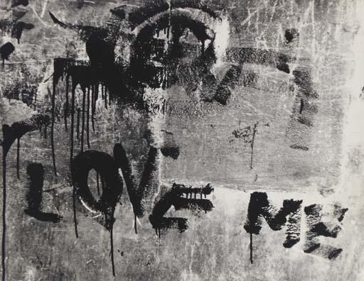 Roger Mayne - Untitled (\'Love Me\'), 1958
