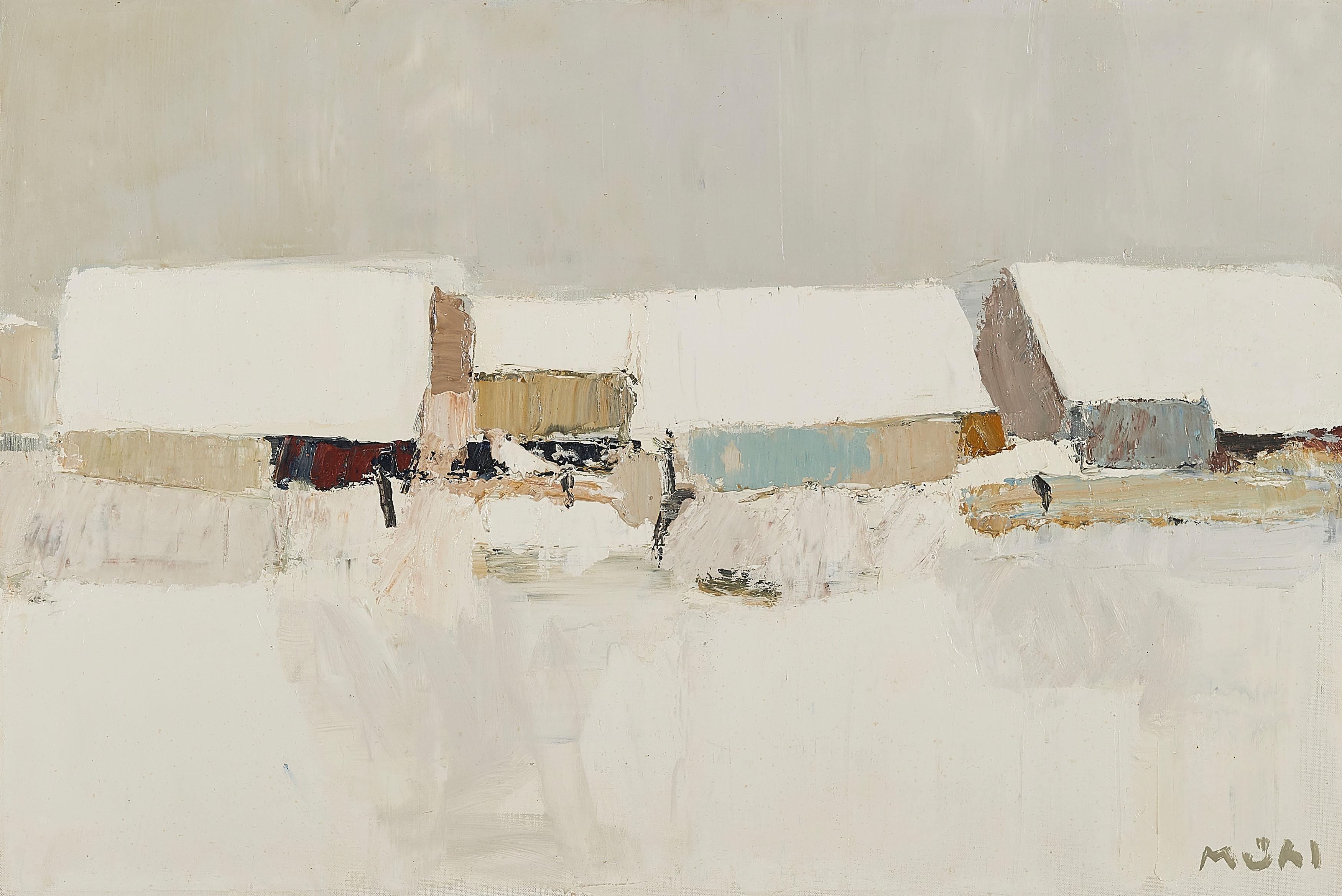 Roger Mühl - Ohne Titel (Winterlandschaft).