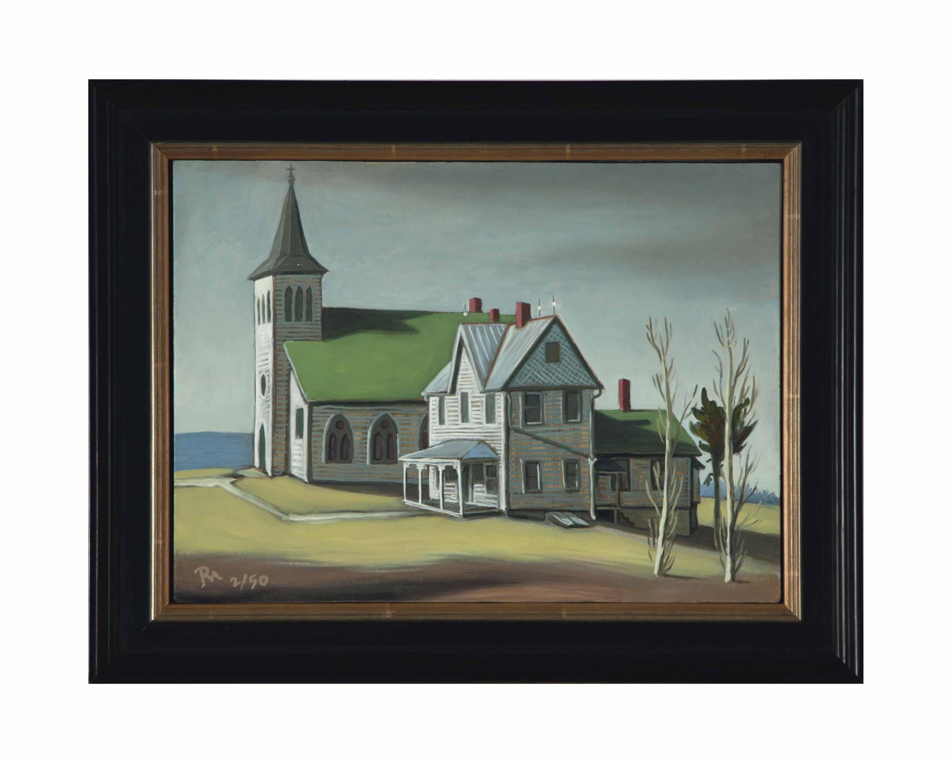 Roger Norman Medearis - Country Church And Rectory