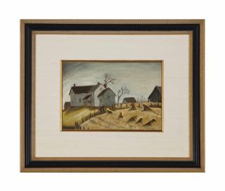 Roger Norman Medearis - Sketch For Shocks Of Corn