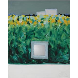 Roger Raveel - Belgian Haag Met Spiegeltje