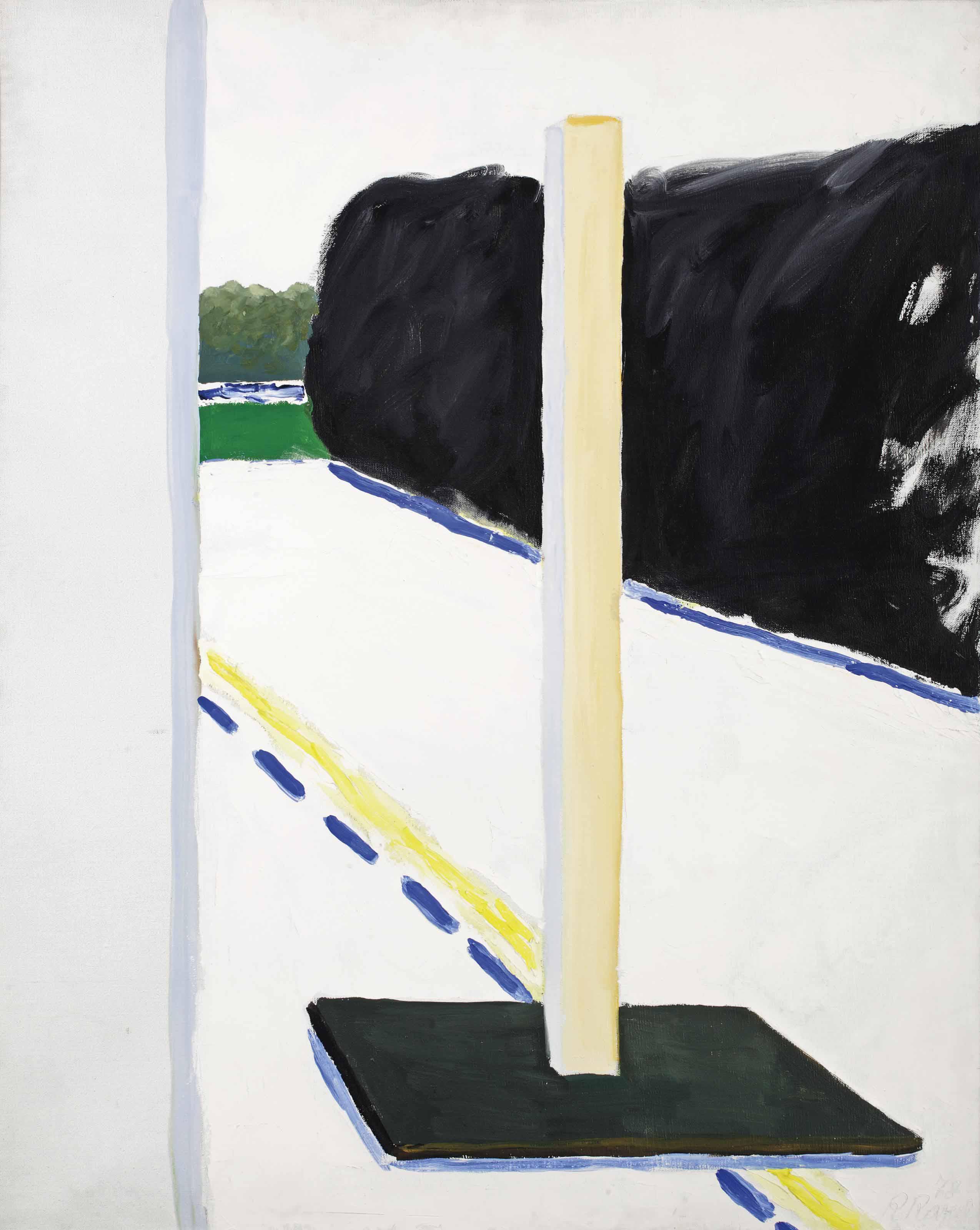 Roger Raveel - De Paal In Het Landschappelijk Museum