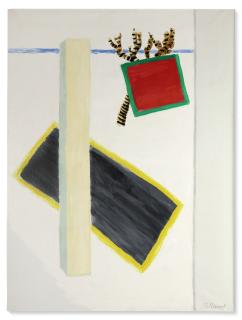 Roger Raveel - Een frontaal verhaal en een plom verloren paal