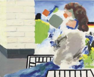 Roger Raveel - Femme au repos