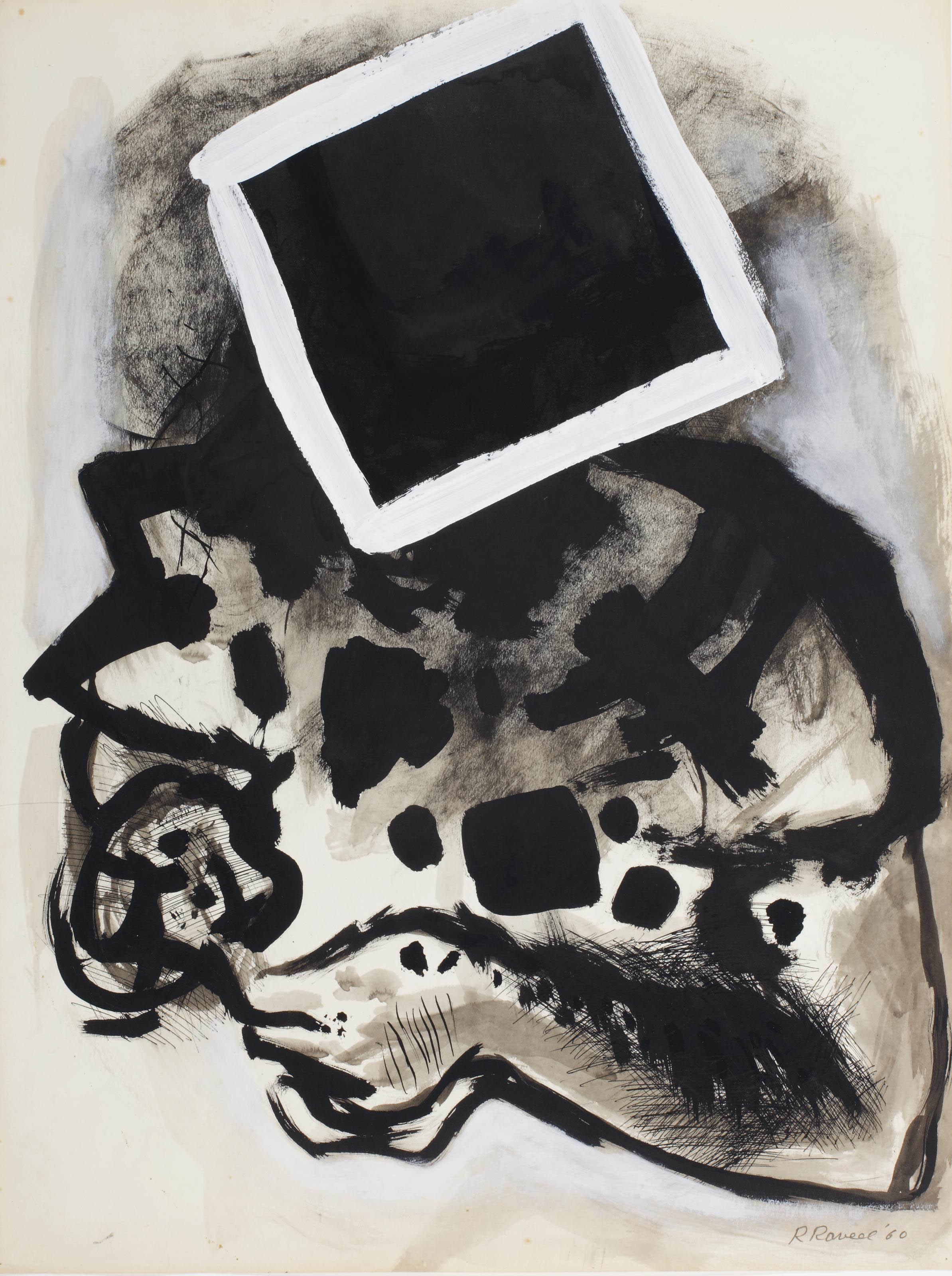 Roger Raveel - Gebogen figuur (bijna een personnage)