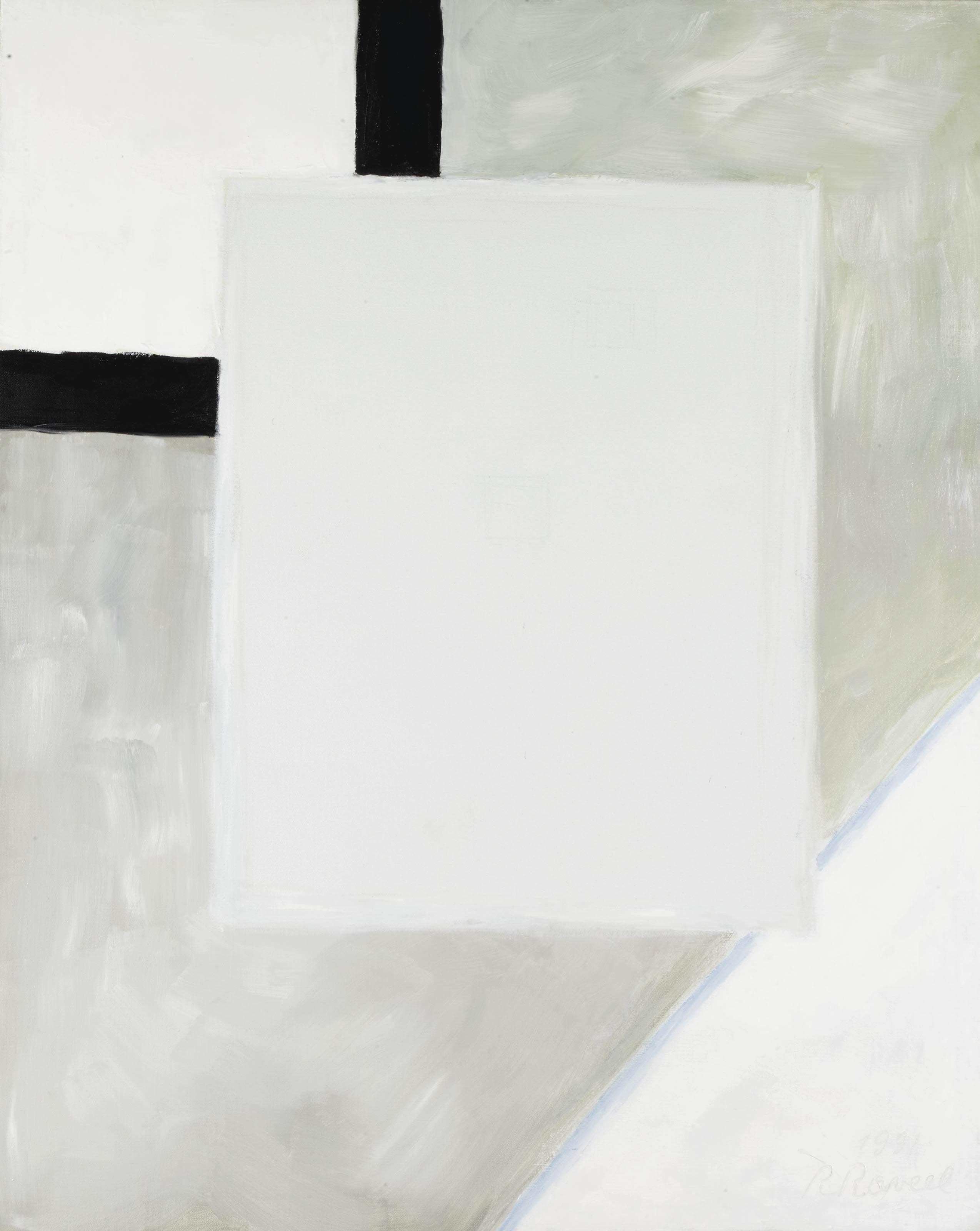 Roger Raveel - Interieur met rechthoek