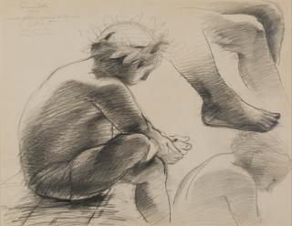 Roger Somville - Etude pour le tableau \