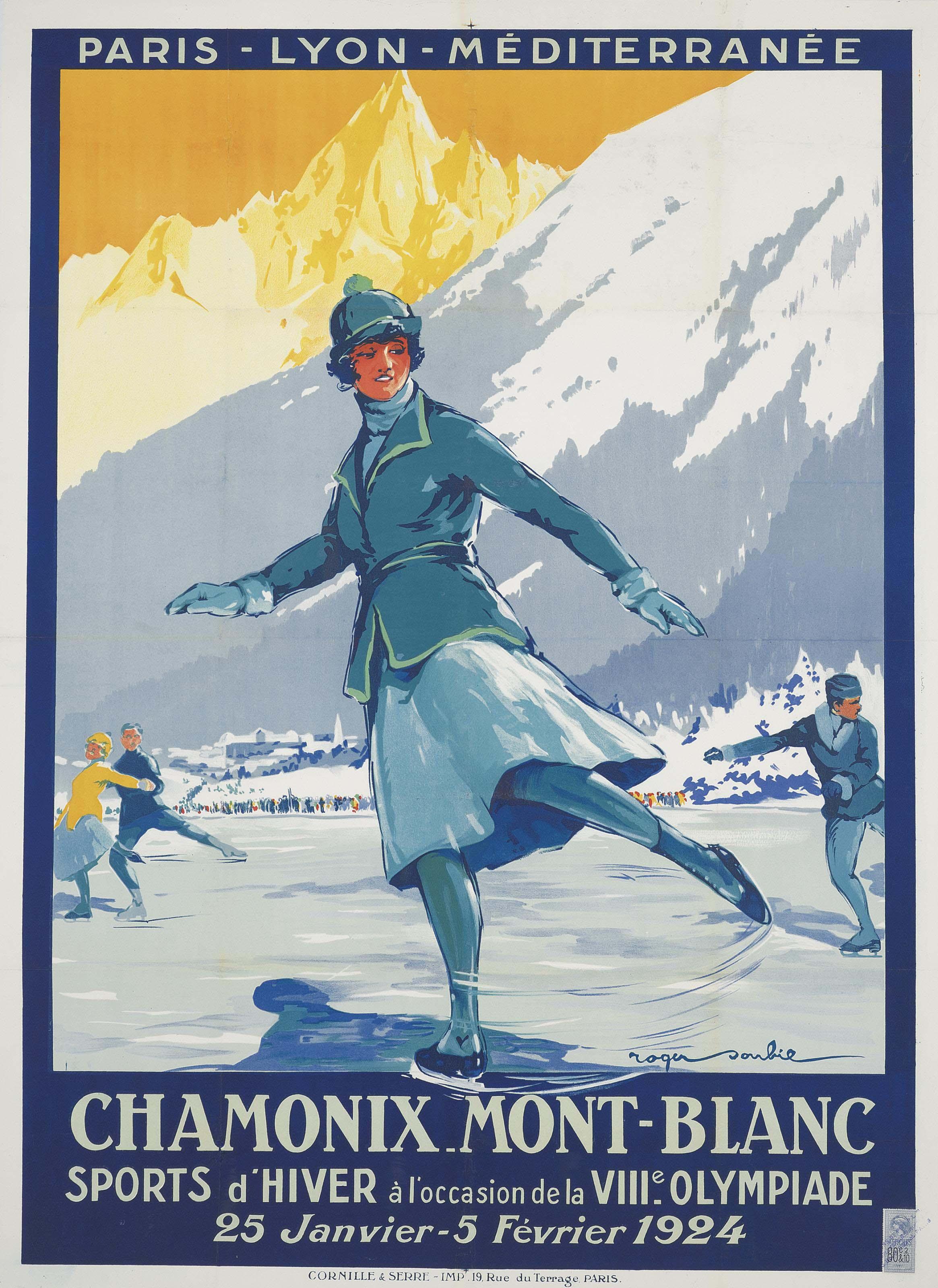 Roger Soubie - Chamonix Mont-Blanc, Viiie Olympiade 1924