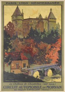 Roger Soubie - Circuit Automobile Du Morvan. Plm. Le Chateau De Chastellux.