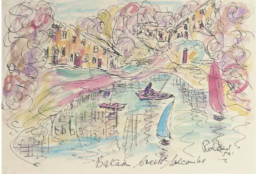 Roland Batchelor - Batson Creek, Salcombe (illustrated); and Salcombe