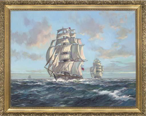 Roland Davies - Tea clippers racing home