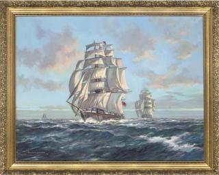 Roland Davies - Tea clippers racing home