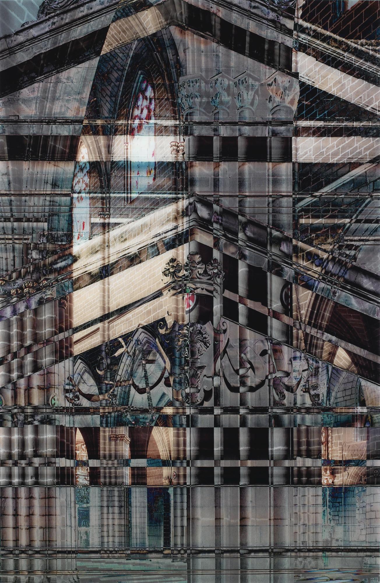 Roland Fischer - Pamplona, 2003Chromogenic Print. Signed, Titled, Dated And Numbered 1/5 In Black Felt Tip Pen On The Reverse Of The Frame. Diasec Mounted And Framed.