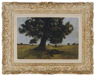 Roland Oudot - Dans La Plaine: Trees In A Field