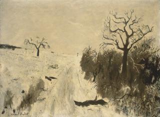 Roland Oudot - Paysage de neige