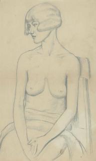 Roland Shakespeare Wakelin - Seated Nude