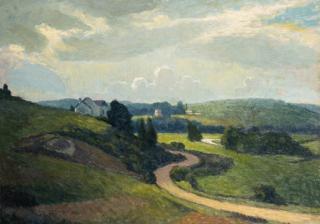 Roland Shakespeare Wakelin - The Valley of The Yarra, Heidelberg Victoria