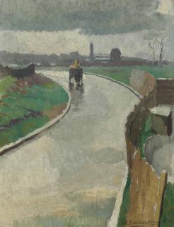 Roland Shakespeare Wakelin - The Wet Road