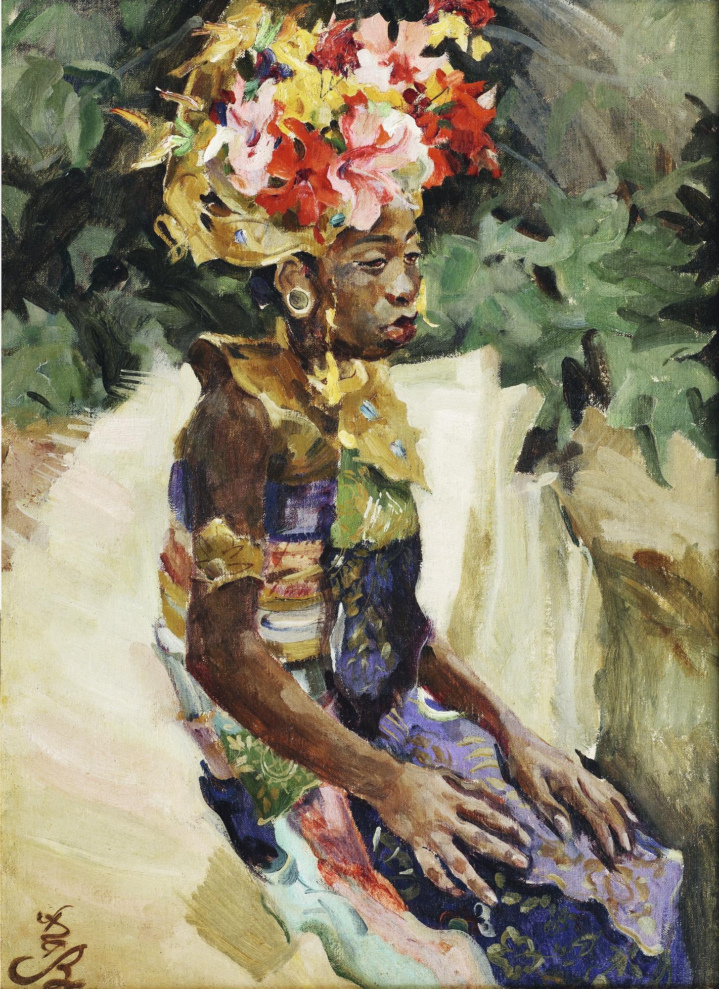 Roland Strasser - Seated Dancer