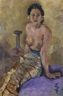 Roland Strasser - Seated Lady