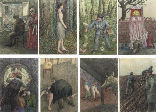 Roland Topor - The angry postman