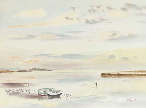 Roland Vivian Pitchforth, R.A. - Fishing in the Orkney\'s