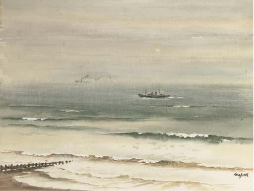 Roland Vivian Pitchforth, R.A. - Trawler Offshore